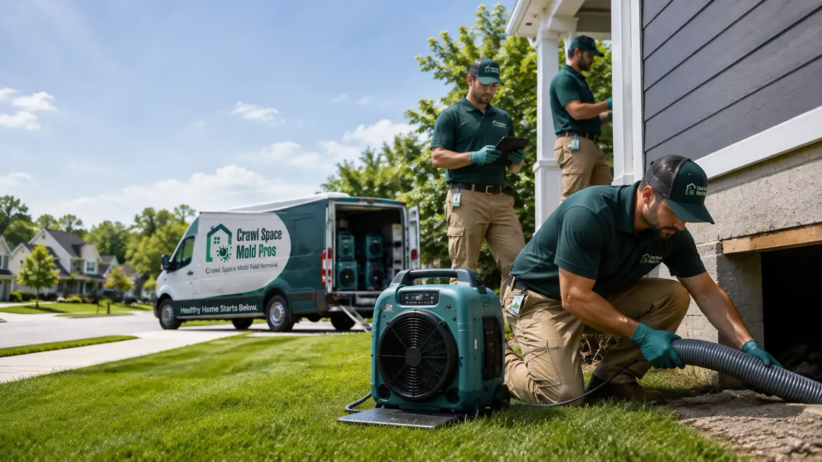 Crawl Space Mold Removal in Plymouth, WA